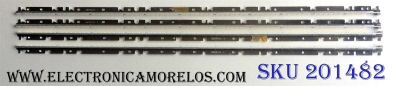 KIT DE LED´S PARA TV (4 PIEZAS) / NUMERO DE PARTE RUNTK4340TP / SLED 090907 / AE5260 /  PANEL LK520D3LB2S / MODELO KDL-52NX80