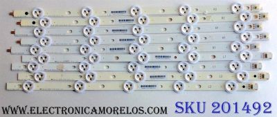 KIT DE LED´S PARA TV (9 PIEZAS) / VIZIO 5638005C / Wistron DRT 40inch L1 131014 (2 PIEZAS) / Wistron DRT 40inch L2 131014 (2 PIEZAS) / Wistron DRT 40inch R1 131014 (3 PIEZAS) / Wistron DRT 40inch R2 131014 (2 PIEZAS) / PANEL  LSC400HM09 / MODELO E400I-B2