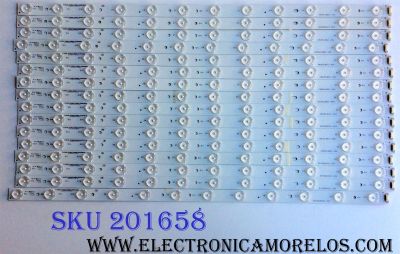 KIT DE LED'S PARA TV (16 PIEZAS) / VIZIO E600DLB021-004 / E350345 / E600DLBP60E8716D / PANEL'S S600FU1-1 / S600FU1-3 / MODELOS P602UI-B3 / P602UI-B3 LFTRRDAQ / P602UI-B3 LFTRRDAR
