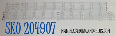 KIT DE LEDS ORIGINAL PARA TV SAMSUNG 8 PIEZAS / NUMERO DE PARTE BN96-60383A / BN96-60382A / JL.D850N1330-408CR-M_V10 5.0 / JL.D850N1330-408CL-M_V10 5.0 / 60383A / 60382A / HBH HBH-H1 /PANEL CY-BF085HGAV3H / DISPLAY T850QVN04.F / MODELO UN85U8000FBXZA AB01