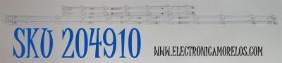 KIT DE LEDS ORIGINAL PARA TV TCL 4 PIEZAS / NUMERO DE PARTE 55HR330M07B5 V1 / 55HR332M12AH V0 / 55LJ / LL2AB09U1C / B0101-001545 / B0101-001544 / PANEL LVU550NDJL / DISPLAY ST5461D18-2 V2.1 / MODELO 55S571G
