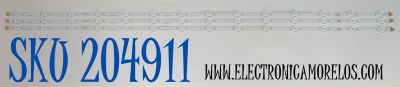 KIT DE LEDS ORIGINAL PARA TV PHILIPS 3 PIEZAS / NUMERO DE PARTE LB500A7 / LB500A7 V0_00 / UDULEDLXT043 REV.A / 8832A / 50W14S1P / DISPLAY V500DJ7-QE1 REV.D2 / MODELO 50PUL7552/F7 / 50PUL7552/F7 A
