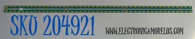 KIT DE LEDS ORIGINAL PARA TV LG 2 PIEZAS / NUMERO DE PARTE 6916L-2314A / 6916L-2315A / 49" V15 ART3 FHD REV 0.5 6 R-TYPE / 49" V15 ART3 FHD REV 0.5 6 L-TYPE / 6916L2314A / 6916L2315A / PANEL LC490EUE (FH)(M1) / MODELO 49LF6300-UA.BUSYLJR