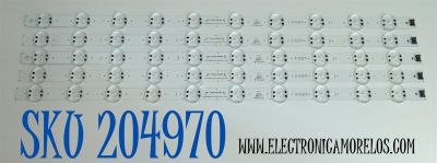 KIT DE LEDS ORIGINAL PARA TV LG 5 PIEZAS / NUMERO DE PARTE EAV64252301 / SSC_TRIDENT_60UK62_S / SSC_60UK62(SHARP)_10LED_SVL600A43_REV1.0_180515 / PC65029D / SHARP60043 / MODELO 60UK6090PUA / 60UK6090PUA.BUSMLJR / 60UK6090PUA.BUSMLOR