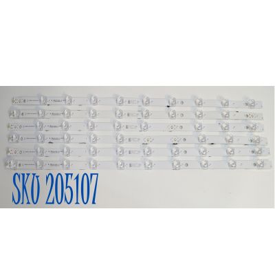 KIT DE LEDS ORIGINAL PARA TV HISENSE 6 PIEZAS / NUMERO DE PARTE JL.D700A1330-003AS-M / JL.D700A1330-003AS-M_V01 / HD700H1U41-T0B1/2024011001 / N241029 / PANEL HD700H1U41-T0B1 / DISPLAY JE695R3HD2L / MODELO 70A6NV / 70A6NV 70A51LMV