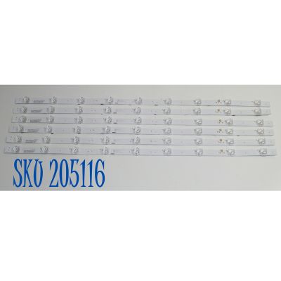 KIT DE LEDS ORIGINAL PARA TV HISENSE 6 PIEZAS / NUMERO DE PARTE BK75K1C / CRH-BK75K1C3030T060947C-REV1.7 / HD750K1U41-T0/2024082201/BK75K1C / 1413855S00 / 16786/DQH4 / PANEL HD750K1U71-T0L3B2\ROH / DISPLAY HV750QUB-F92 / MODELO 75A65NV / 75A65NV 75A60QUV