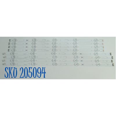 KIT DE LEDS ORIGINAL PARA TV SAMMSUNG 8 PIEZAS / NUMERO DE PARTE BN96-50315A / BN96-50316A / 55RR00 / 55LR00 / 50315A / 50316A / PANEL CY-BC055HGCV3H / DISPLAY PT550GT04-1 VER.1.0 / MODELO UN55CU7000FXZX / UN55CU7000FXZX XA04