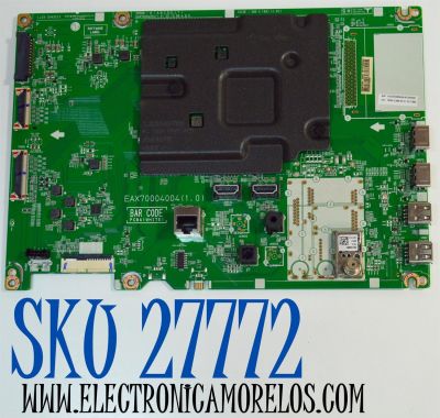 MAIN ORIGINAL PARA TV LG 4K UHD HDR SMART TV / NUMERO DE PARTE EBT67563502 / EAX70004004 / EAX70004004 (1.0) / 67563502 / PANEL AC550AQL / DISPLAY LE550PQL (HP)(AH) / MODELO OLED55B3AUA / OLED55B3AUA.DUSQLJR