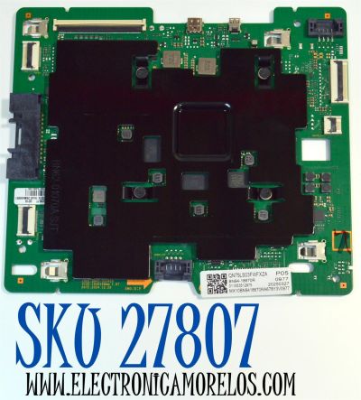 MAIN ORIGINAL PARA TV SAMSUNG / NUMERO DE PARTE BN94-18670R / BN41-03342A / BN41-03342 / BN9418670R / BN97-22267T / PANEL CY-QF075RMHV1H / DISPLAY ST746AD05-D V2.1 / MODELO QN75LS03FWDXZA / QN75LS03FWDXZA CA01