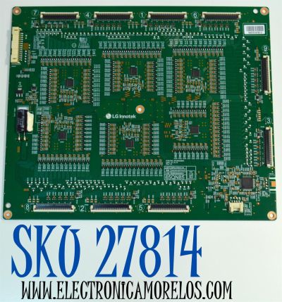 LED DRIVER ORIGINAL PARA TV LG / NUMERO DE PARTE EBR36085901 / 3PCR03098A / JAC04-0277A-P1 / EPLH18CC1A / PANEL NC650QQB-ABLH1 / DISPLAY HV650QUB-E9E / BOARD HV650QUB_XPCB_R1/S2 / 47-6002907 / MODELO 65QNED85AQA / 65QNED85AQA.BUSGLJR