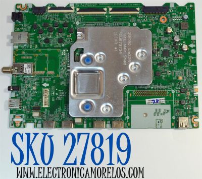 MAIN ORIGINAL PARA TV LG 4K UHD SMART TV / NUMERO DE PARTE EBT67300801 / EAX69763504 / EAX69763504(1.0) / 67300801 / PANEL NC750EQH-ABLH1 / DISPLAY HV750QUB-E7F / MODELO 75QNED80AQA / 75QNED80AQA.BUSGLJR