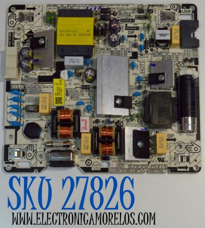 FUENTE DE PODER ORIGINAL PARA TV SAMSUNG / NUMERO DE PARTE BN44-01338B / L65S7A_FVD / BN4401338B / PANEL CY-BF065HGV8H / DISPLAY ST6451D06-9 V2.1 / MODELO UN65U8000FBXZA / UN65U8000FBXZA CB02 /UN58U8000FFXZX