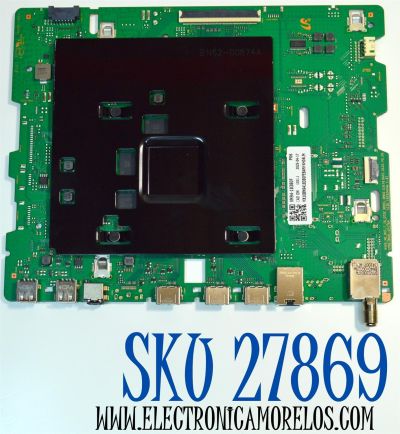 MAIN ORIGINAL PARA TV SAMSUNG 4K UHD HDR SMART TV / NUMERO DE PARTE BN94-18380F / BN41-03176A / BN41-03176 / G058C-G82A / BN9418380F / PANEL CY-SC085FGCV2H / DISPLAY PT850GT02-5 VER.1.0 / MODELO UN85DU8000CXZA / UN85DU8000CXZA XB01