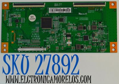 T-CON ORIGINAL PARA TV RCA / NUMERO DE PARTE N4TP495UHDPU1L-T / CC575PUIL / CC495PU1L / N4TP495UHDPU1L-T_B0 / 390895 / AE0140939 / PANEL CC575PU1L / DISPLAY CC575PU1L 01 / MODELO RHOS581SM-D