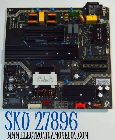 FUENTE DE PODER ORIGINAL PARA TV PHILIPS / NUMERO DE PARTE 81-PBE122-Z215001 / ZW9250 / ZW9250 REV:1.0 / WP24040074 / ZW9250-D-128600-P10-04 / E3.92508092-ER / PANEL LVU700CHDX E0061 / T8-70D6220-LPY002 / DISPLAY CV700U2-T01 REV:04 / MODELO 70PUL7553/F7