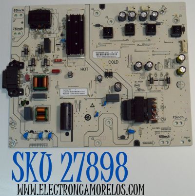 FUENTE DE PODER ORIGINAL PARA TV VIZIO / NUMERO DE PARTE 60101-05822 / SHG6504B-116E / SHG7504A-116E / 25-DT2262-X2P1 / SHG6504B-116E / 60101-058222507003713 /  PANEL BOEI650WQ1 / DISPLAY HV650QUB-F73 / MODELO M65Q6-L4 / M65Q6-L4 LBVR7PB
