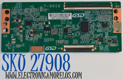 T-CON ORIGINAL PARA TV VIZIO / NUMERO DE PARTE T75UHD-SVU2 / T-001X / ER110188011101HYANB / DISPLAY JR745R3HC5K / BN96-58357A / MODELO V4K75M-0810 / V4K75M-0810 LMC1W6GA