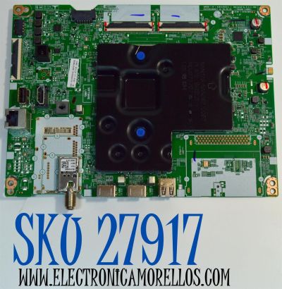 MAIN ORIGINAL PARA TV LG 4K UHD HDR SMART TV / NUMERO DE PARTE EBT67799302 / EAX70043606 / EAX70043606(1.3) / 67799302 / PANEL NC750TQG-ABKHG / DISPLAY HV750QUB-F9E / MODELO 75UT8000AUA / 75UT8000AUA.BUSFLKR