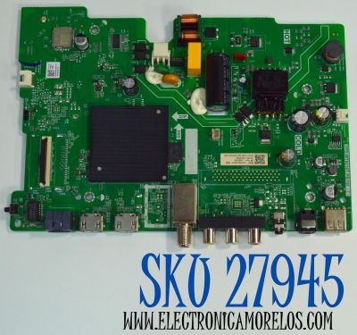 MAIN FUENTE COMBO ORIGINAL PARA TV HISENSE FULL HD GOOGLE TV / NUMERO DE PARTE 411260 / TPD.MT9216T.PB705 (T) / 32A35HUA / G24219B / 36275-411260-246L / R24060029 / PANEL JHD315H1F71-TXL4B1 / DISPLAY HV320FHB-F41 / MODELO 32A45K