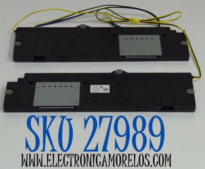KIT DE BOCINAS ORIGINAL PARA TV SAMSUNG 2 PIEZAS / NUMERO DE PARTE BN96-60684B / BN63-21571A / BN63-21573A / BN63-21572A / BN63-21574A / LS03F TOP / B75A25BJ07 / MODELO QN75LS03FWDXZA / QN75LS03FWDXZA CA01