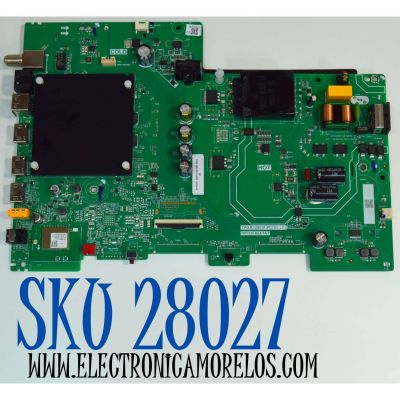 MAIN FUENTE COMBO ORIGINAL PARA TV PHILIPS 4K UHD HDR ANDROID TV / NUMERO DE PARTE 02-7RT51FA50-C02T / TPD.RT2851F.PC781 (T) / 7RT51FA8ATAT / 51F0211 / 240712161450 / H24080400 / PANEL LVU500CHDX E0728 / DISPLAY CV500U5-L04 REV:02 / MODELO 50PUL7552/F7