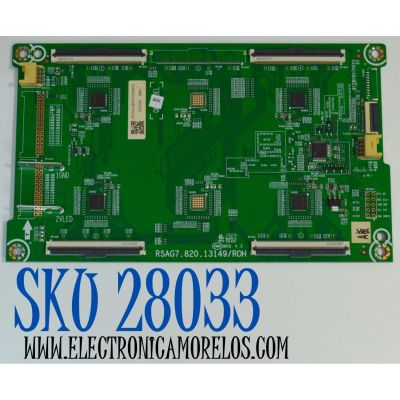 LED DRIVER ORIGINAL PARA TV HISENSE / NUMERO DE PARTE 357226 / RSAG7.820.13149/ROH / QDBFZ2526H45D / PANEL HD100H7U62-L8 / DISPLAY PTA00GT01-3 VER.1.0 / MODELO 100U70N