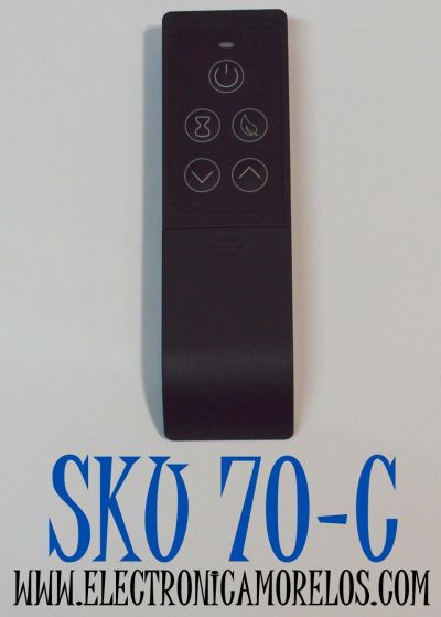 CONTROL REMOTO PARA UN CALENTADOR ELECTRICO DE CHIMENEA 3D DURAFLAME / COMPATIBLE CON VARIOS MODELOS DE CALECFACTORES Y CHIMENEAS ELECTRICAS DURAFLAME / NUMERO DE PARTE 18II210GRA / DFI021ARU / DFI030ARU