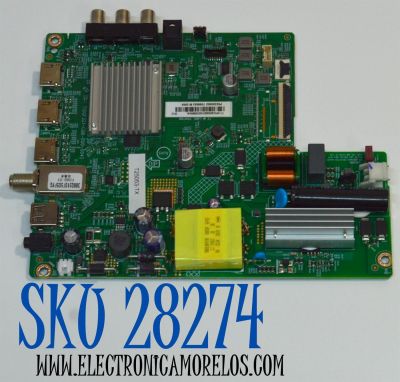 MAIN FUENTE COMBO ORIGINAL PARA TV ONN ROKU / NUMERO DE PARTE XPCC02K002 / 715GF321-C0B-000-004I / (X)XPCC02K002010X / T25053-TX / PANEL TPT320WH-J9Q02.N / DISPLAY V320BJ9-Q02 REV.C1 / MODELO 100012589 32"