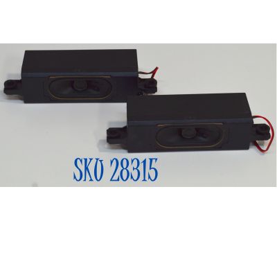 KIT DE BOCINAS ORIGINAL PARA TV INSIGNIA 2 PIEZAS / NUMERO DE PARTE 42-WDF08I / 42-WDF08I-BY1G / MODELO NS-55D510NA19