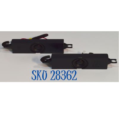 KIT DE BOCINAS ORIGINAL PARA TV TCL 2 PIEZAS / NUMERO DE PARTE 42-WFA418 / 42-WFA418-X01G6H / MODELO 65S405/ 65S405LAAA / 65S405TAAA / 65S405TACA / 65S405TCAA / 65S405TCBA / 65S405TDAA / 65S405TGAA / 65S405THAA / 65S405TKAA