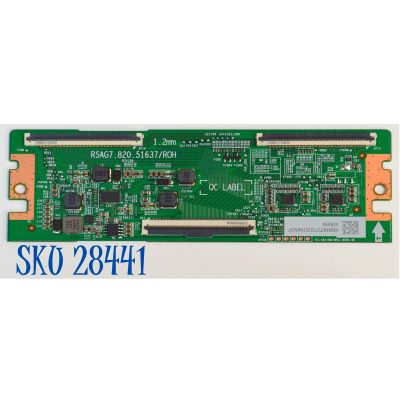 T-CON ORIGINAL PARA TV HISENSE / NUMERO DE PARTE 450949 / RSAG7.820.51637/ROH / 439890 / H41802PNV59A3 / PANEL HD750K1U73-T0L5\R / DISPLAY HV750QUB-F94 REV.1.0 / MODELO 75QD65QV / 75QD65QV 75Q60QUV