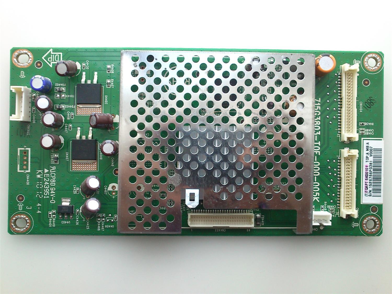 TARJETA PC / VIZIO TQAPT5K001 / 715G3803-T0E-000-005K / 715G3803-T02-000-005K / TQAPT5K00101 / PANEL LC420WUF (SC)(A1) / MODELOS E421VA / E421VA LTKPIBAL
