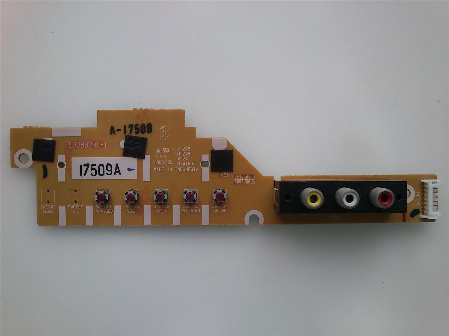 TARJETA SWICH CON ENTRADA DE A/V  / PANASONIC DLP LSJB3231-1 / LSEP3231-A / MODELO PT-56LCZ70